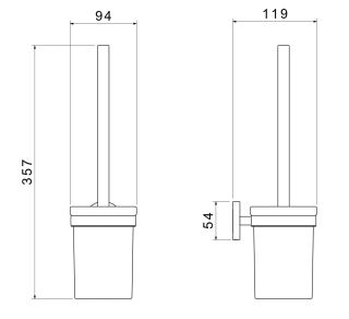 Ёршик Aquatek Европа AQ4110BG шлифованное золото